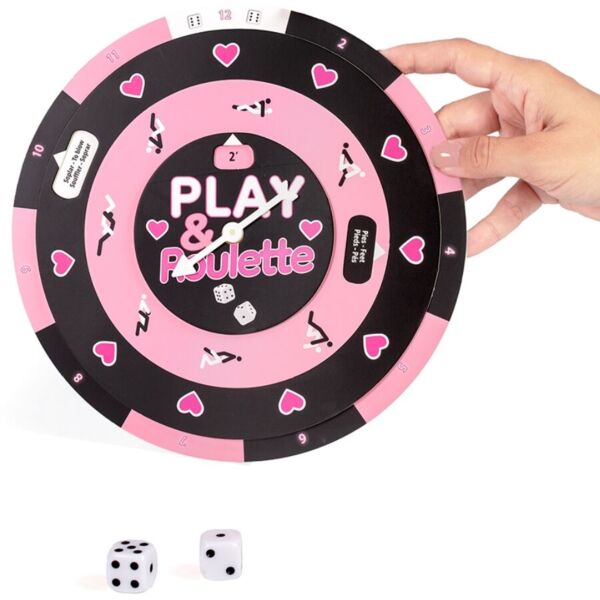 Secret Play Play & Roulette mit einem Roulette und zwei sechsseitigen Würfeln