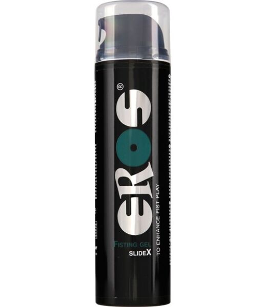 Flasche mit Spender des Fisting-Gleitgels Eros Fisting Gel SlideX, 200 ml