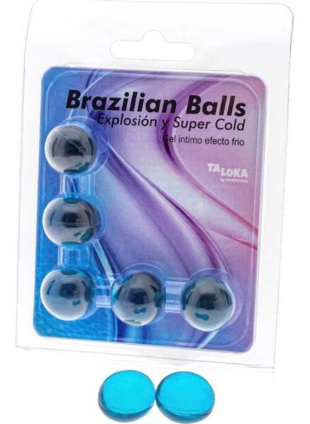 5er-Pack Brazilian Balls mit Kühleffekt von Diverty Sex