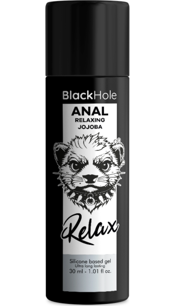 Anal-Gleitgel Black Hole Anal Relaxing mit Jojoba, in den Grössen 30 ml und 100 ml