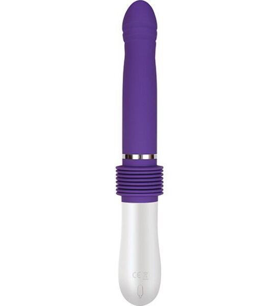 Stossvibrator Evolved Infinite Thrusting Sex Machine in Lila und Weiss