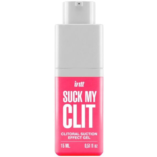 Stimulationsgel mit Saugeffekt INTT Suck My Clit, 15-ml-Flasche