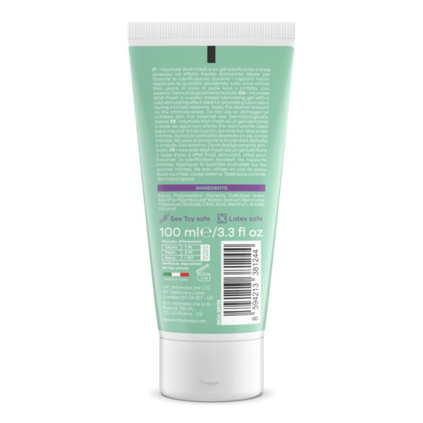 Gleitgel mit Kühleffekt Intymate Wish Fresh, 100-ml-Flasche