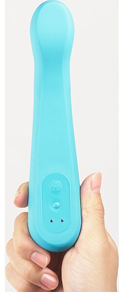 Vibrator iroha Tsuki+ Aonami in Blau, mit beweglicher Spitze