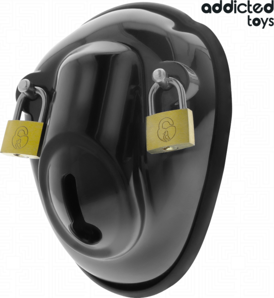 Addicted Toys Locked Control absoluto Keuschheitskäfig für den Penis in Muschelform