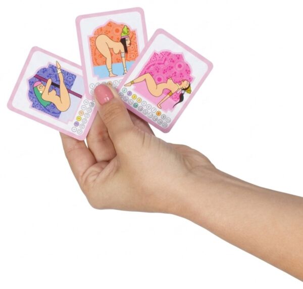 Kartenspiel Secret Play Kamasutra Play mit Stellungskarten und Sanduhr