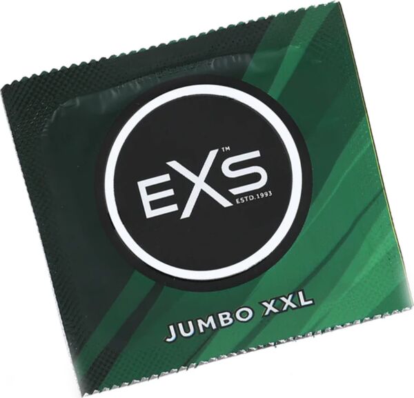 Packung mit 12 extra grossen EXS Jumbo Kondomen