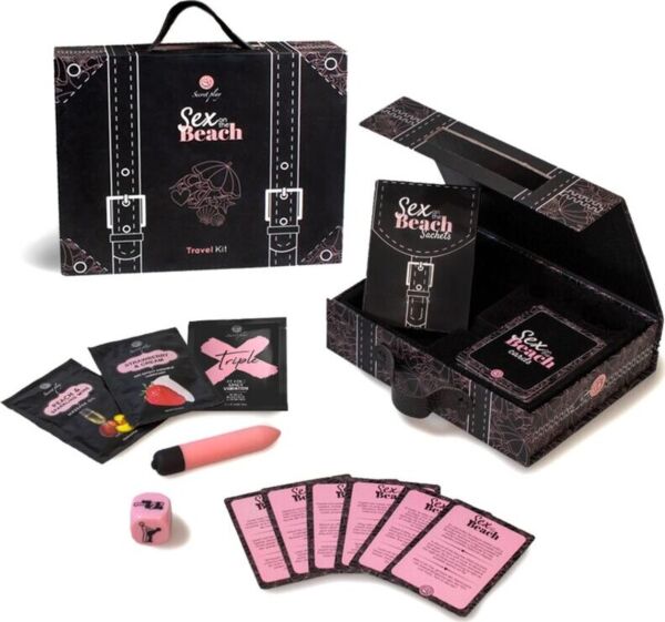 Erotikspiel Secret Play Sex on the Beach Travel Kit mit Karten und Zubehör