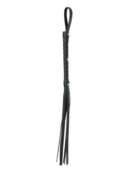 Pipedream Deluxe Cat-O-Nine Tails 50 Shades mit Lederriemen, geflochtenem Griff und Handschlaufe