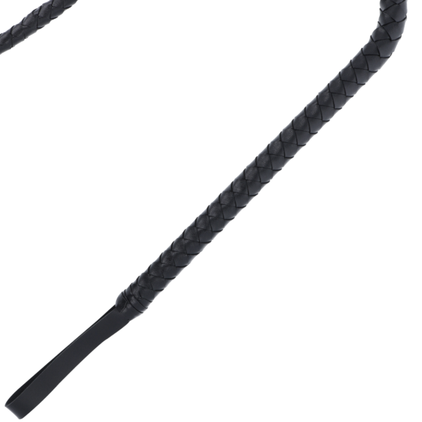 Bondage-Peitsche Darkness, 210 cm, schwarz, mit praktischem Griff