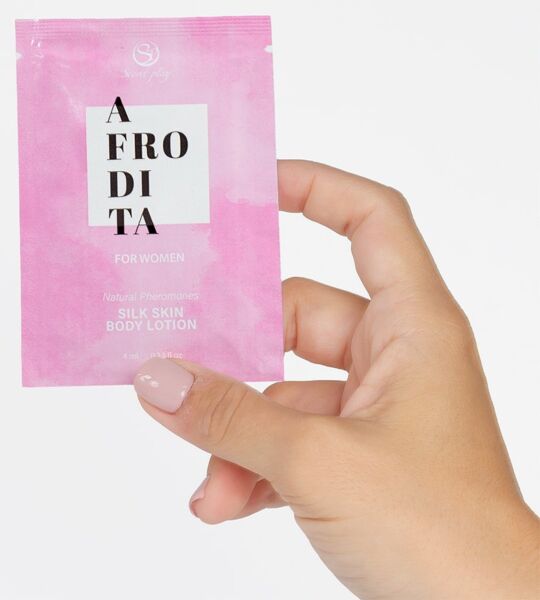 Einzeldosis der Körperlotion Secret Play Afrodita mit 4 ml