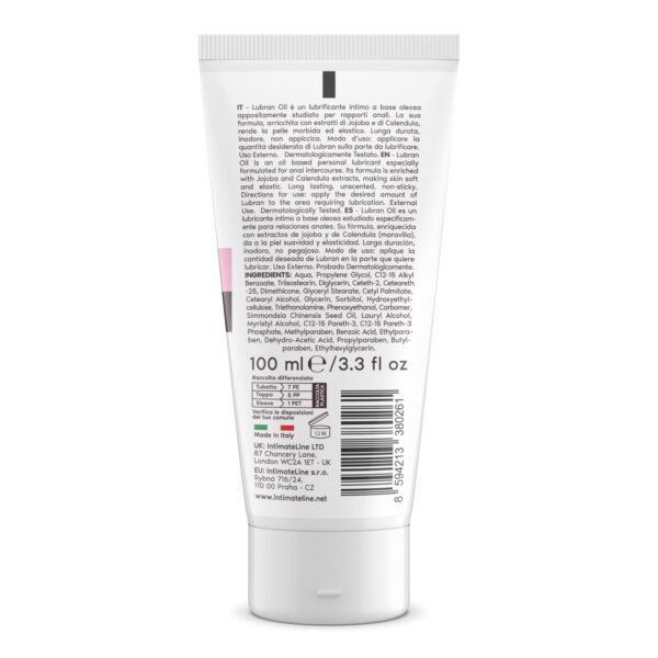 Flasche Anal-Gleitmittel IntimateLine Lubran 100 ml