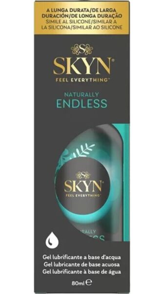 80-ml-Flasche des Gleitgels SKYN Naturally Endless mit Pumpspender