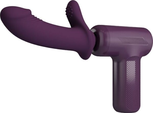 Massagegerät in Pistolenform Pretty Love BW-055028 in Lila