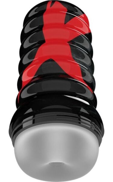 Masturbator PDX Elite Air-Tight mit geriffeltem Aussengehäuse