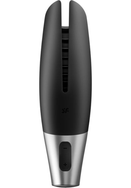 Masturbator Satisfyer Power aus Silikon, in Schwarz