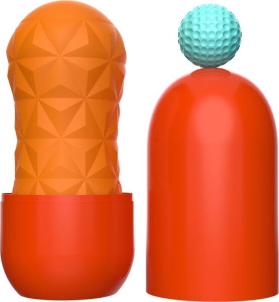 Masturbator Pretty Love Victoria Cheney aus transparentem Material mit Drehspirale