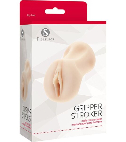 Masturbator S Pleasures Gripper Stroker in der Farbe Vanille