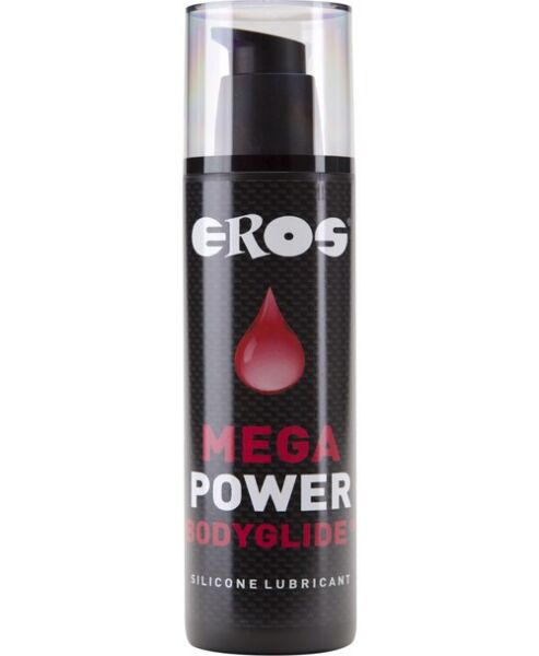 Flasche mit Pumpspender des Silikon-Gleitgels Eros Mega Power Bodyglide, 250 ml
