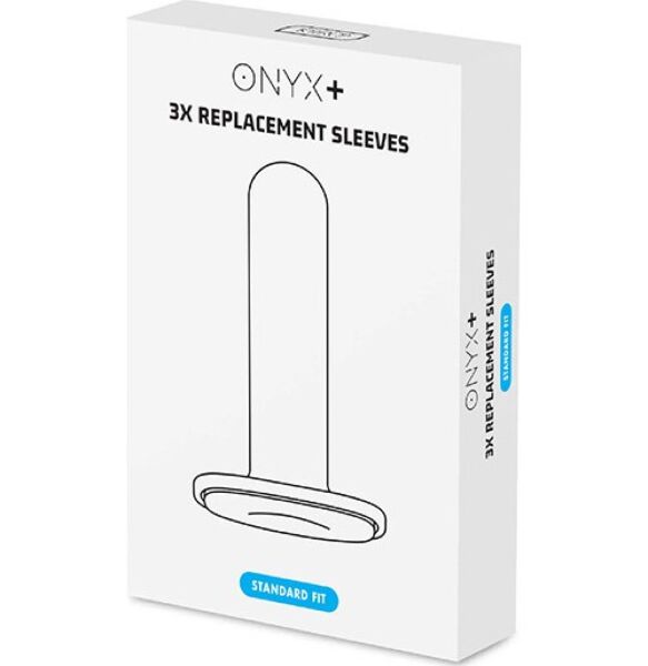 3er-Pack Ersatzhüllen Kiiroo Onyx+ Standard Fit in Weiss