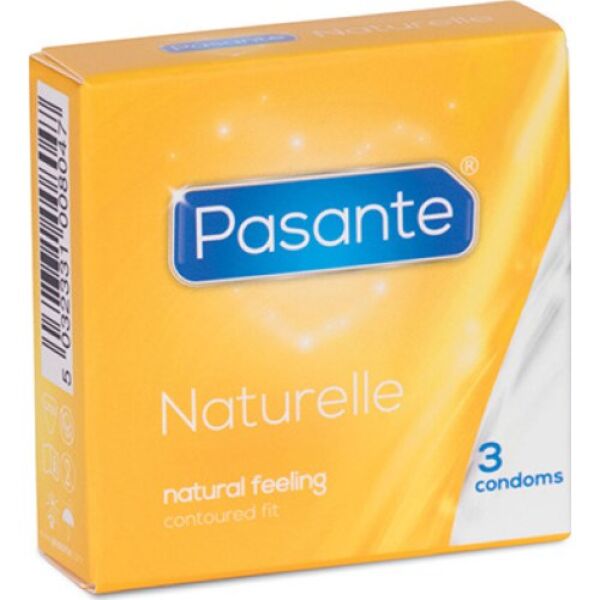 Packung Kondome Pasante Naturelle mit 3 Stück
