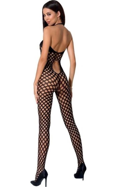 Bodystocking Passion BS065 aus Netz mit Spitze und transparenten Partien