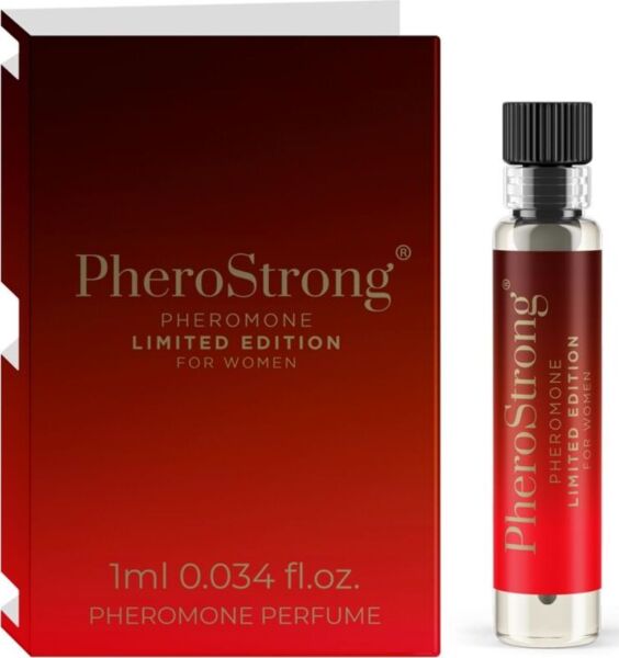 Flakon des Pheromon-Parfüms PheroStrong Limited Edition For Women, 1 ml