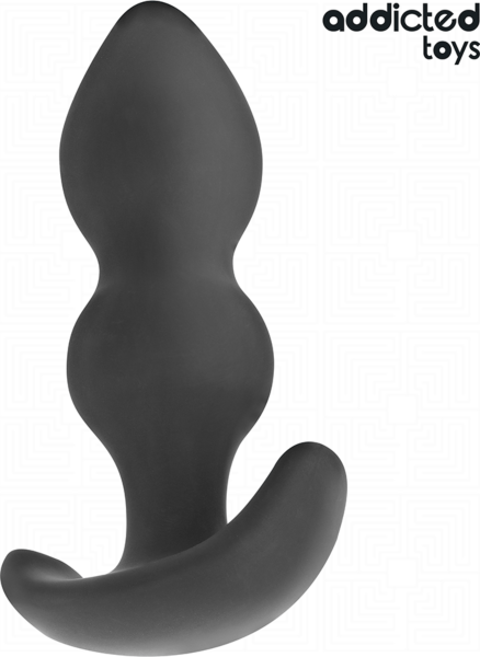 Analplug Addicted Toys Grösse L mit zwei Kugeln und breiter Basis