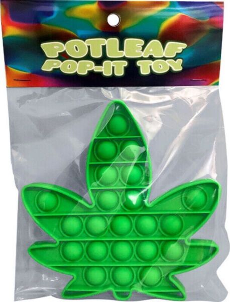 Anti-Stress-Spielzeug Kheper Games Potleaf Pop-It mit seinen Blasen