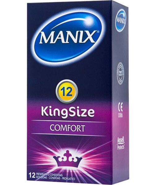Packung Manix King Size Kondome mit Vanilleduft