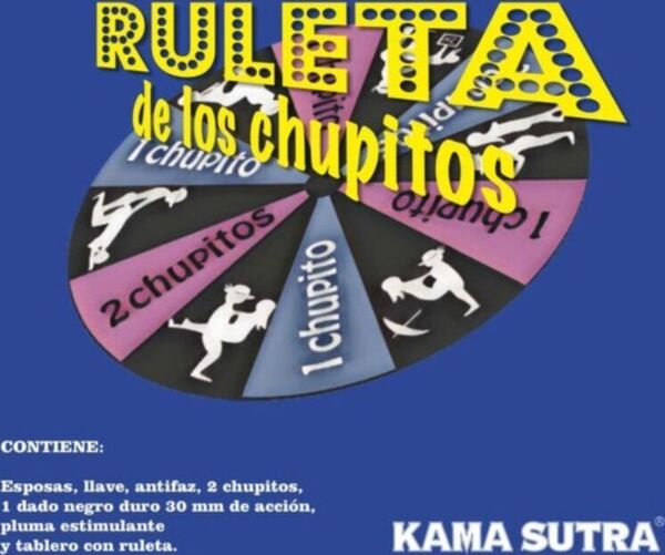 Erotikspiel Diablo Picante Kamasutra-Roulette mit Zubehör