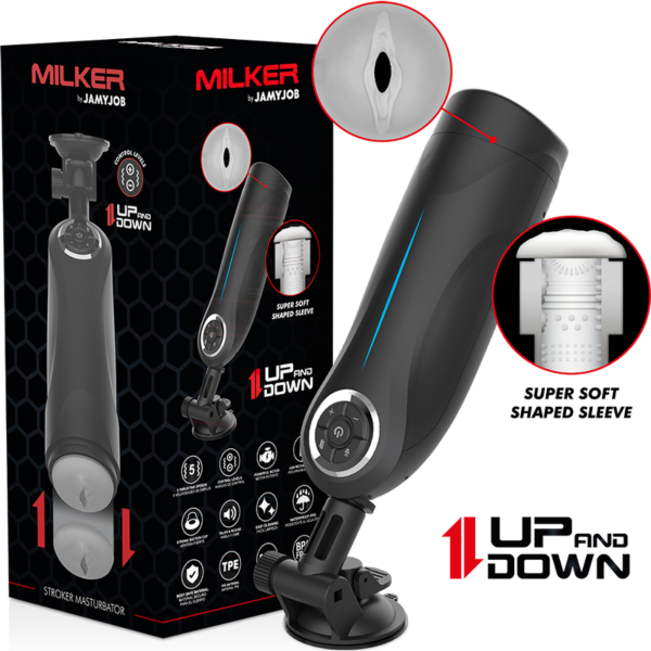 Jamyjob Milker Automatik-Masturbator mit Saugnapf-Standfuss