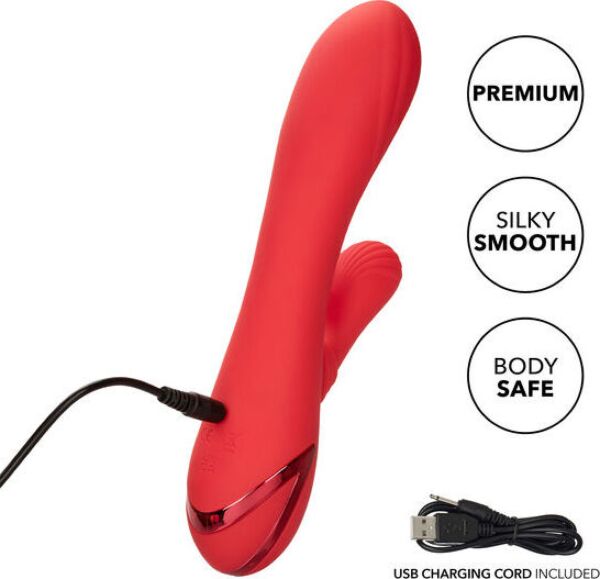 Rabbit-Vibrator CalExotics Palisades Passion mit äusserem Stimulator