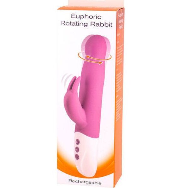 Seven Creations Euphoric Bunny Rabbit-Vibrator mit flexiblem Klitorisarm