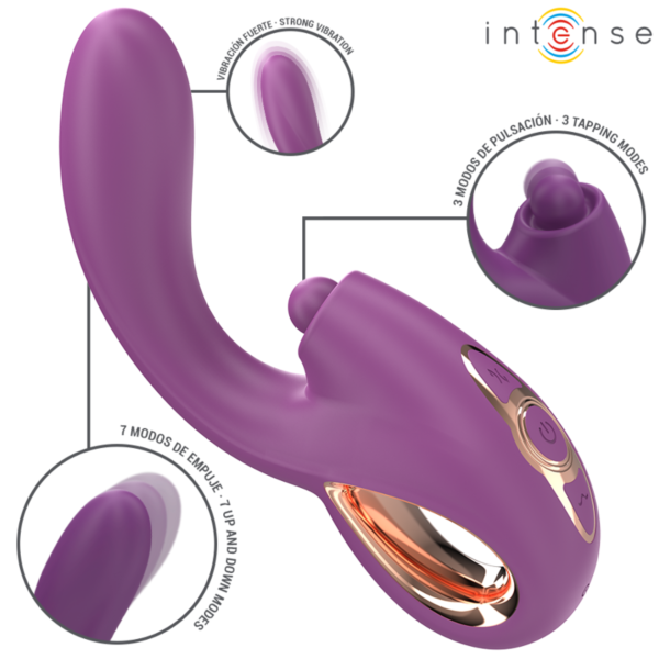 G-Punkt-Vibrator Intense Lali mit Stoss und Vibration