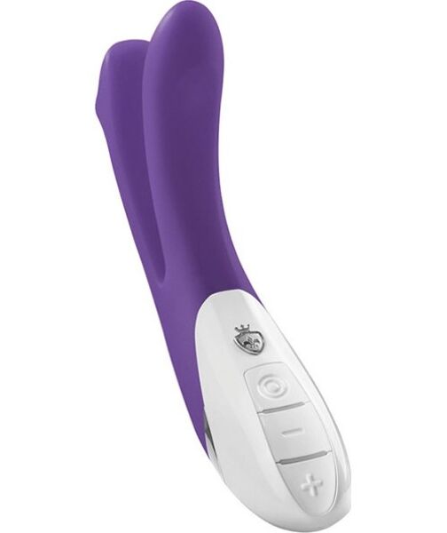 Vibrator Mystim Bon Aparte aus Silikon, mit in zwei Arme geteiltem Körper
