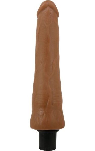 Realistischer Vibrator Pretty Love Alfredo mit ausgeprägten Adern und Drehrad am Fuss
