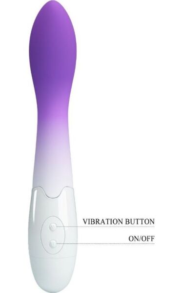G-Punkt-Vibrator Pretty Love BI-014220-A6, gebogen und mit runder Spitze