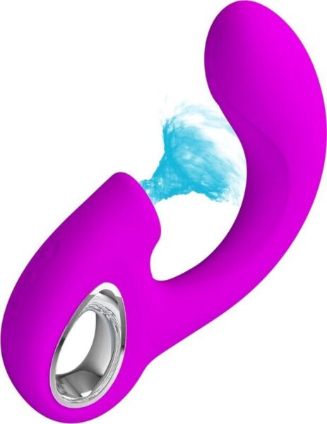 Doppelter Vibrator Pretty Love BI-300098 mit Aufsatz für die Klitoris