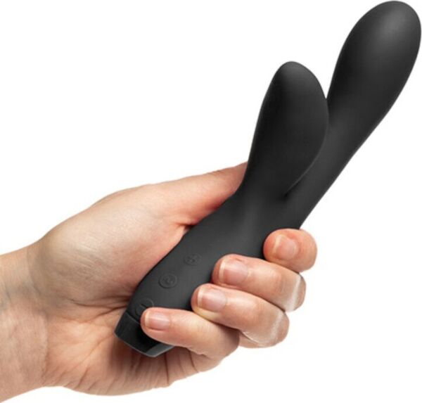 Rabbit-Vibrator Je Joue Hera Flex in Schwarz, mit Arm für die Klitoris