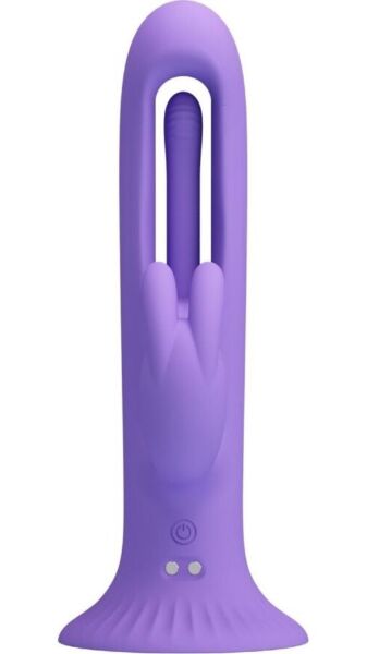 Violetter Rabbit-Vibrator Pretty Love Killmoulis mit Zungenfunktion