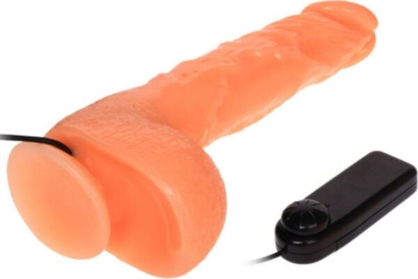 Realistischer Vibrator Baile mit Fernbedienung und Saugfuss an der Basis