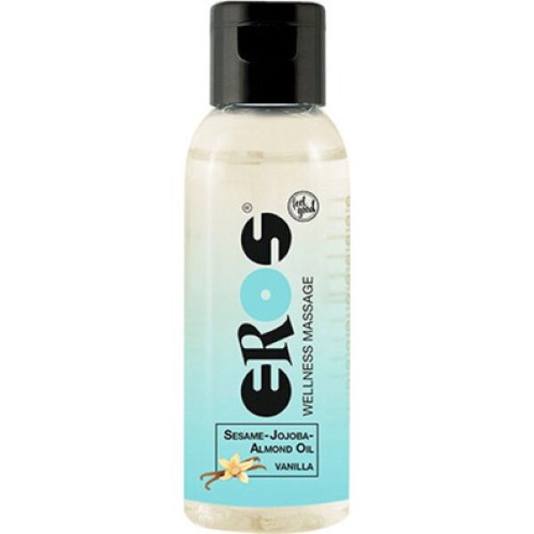 Flasche Massageöl Eros Wellness Vanille mit 50 ml