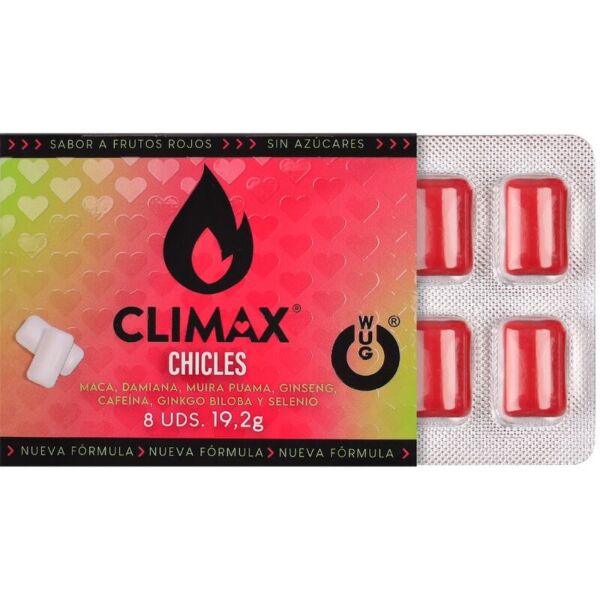 Packung WUG Climax Kaugummis