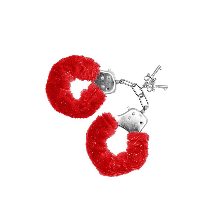 Furry Cuffs Red Furry Cuffs Red