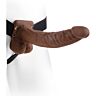 Realstico Penis mit arns 24 cm Braun Dunkel