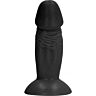 4 Zoll realistischer Dildo - schwarz