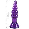 Analplug BAILE 17 CM mit gewellter Form für anal Dilatation