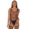 Bodystocking Lace by LJ mit Faux Up Back