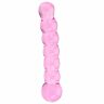Dildo Spectrum Ribbed Glass 17 cm mit Rillen